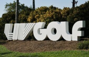 LIV Golf CEO Sends Strong Message Amid Uncertainty Large white 3D Google sign outdoors with greenery behind it.
