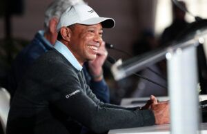Beaming Tiger Woods In surprise Appearance After Rehab Spell Beaming Tiger Woods In surprise Appearance After Rehab Spell